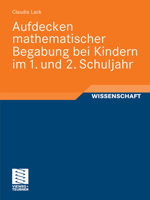 cover image of Aufdecken mathematischer Begabung bei Kindern im 1. und 2. Schuljahr